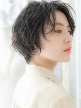 モッズヘア 上尾西口店(mod's hair) ■大人かっこいいくせ毛風ボブショート310-2★上尾20代30代40代