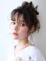 アルバム 池袋(ALBUM) ふわふわおだんご_グレージュカラーボブウルフ_48631