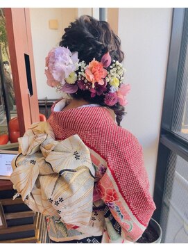 ナップヘアー NAP hair 【祝!成人!】編み下ろしアレンジ