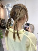 ねじねじヘアセット