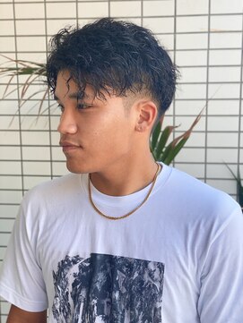 スウェル 船橋店(Swell) ハイライト/マッシュパーマ/ウルフ/波巻き/メンズ