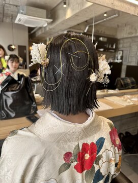 十角髪 ヘアアレンジ