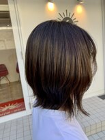 アズールサン 草加西口店(azule-sun)&nbsp;ウルフカット,グレージュカラー,イルミナ【草加】