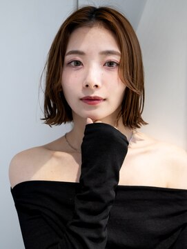 レノラ 本町(LENORA) 20代30代大人かわいいナチュラル暗髪ゆるめパーマヘア