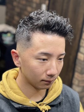 コーク(coke) skin fade × iron perm