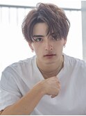 【メンズstyle】ベリーショートニュアンスパーマグレーベージュ