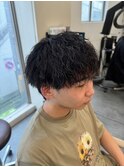 ツイストスパイラルパーマツイストパーマメンズマッシュパーマ