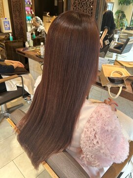 ヘアリゾート粋 ティガ 池袋店(tiga) 色と艶どちらも叶える艶髪カラーストレート