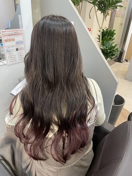 ジエクト ヴィシア(The Ect VIXIA) 裾カラー/グラデーションカラー/ピンクパープル/ベリーピンク