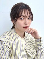 ゲーム 下北沢(GAME) 【Thema_下北沢】結びボブ×インナーカラー_大人ガーリー