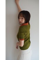 タップコーヴォ(TAP covo)&nbsp;金沢美容室／TAP covo／タップ／金沢駅近く／ボブ／切りっぱなし