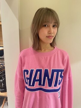 カンナ オーガニック ヘアデザイン(CANNA ORGANIC & HAIR DESIGN) ハイトーンベージュボブ