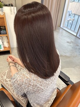 フリック 堺東店(FLICK) ミディアム/ブラウンベージュ/髪質改善トリートメント/堺東