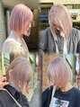 ソー(so.)&nbsp;トレンドを取り入れたボブカット、ベージュカラーが得意です！