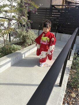 七五三　着付け　ヘアアレンジ