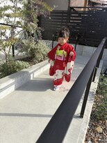 シバヘアー(shiba hair) 七五三 着付け ヘアアレンジ