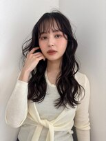 ジョエミバイアンアミ(joemi by Un ami)&nbsp;ミディアムレイヤーパーマ×ベージュカラー