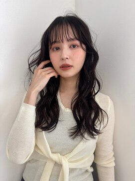 ジョエミバイアンアミ(joemi by Un ami) ミディアムレイヤーパーマ×ベージュカラー