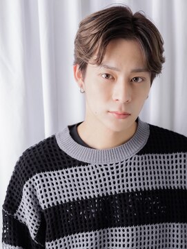 ビジカジアースカラー刈り上げメンズカットa札幌月寒