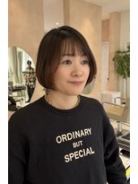 オン キャナルシティ博多前店(on) 髪ドクター吉井/レイヤーボブ/チョコレートブラウン/40代50代