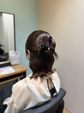 グランミーツ(Grand meets) カチモリハーフアップ♪