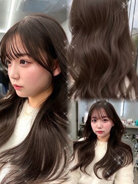 ボタン コロン 表参道 原宿(VOTAN COLON) 韓国レイヤー/原宿韓国ヘア/原宿/顔まわりカット/ロングレイヤー