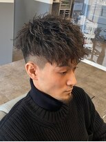 メゾンフォーメン 心斎橋店(Maison for men) ツイストパーマ ダウンバング フェードカット