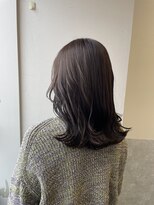 ラボヌールヘアーレーヴ 池袋店(La Bonheur hair reve)&nbsp;【池田】切りっぱなしヘア/高発色カラー/ラベンダーグレー