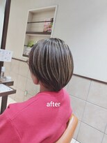 ネオリーブチノ 登戸店(Neolive cino) 【白髪ぼかし】 ハイライト ショート