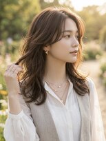 ヘアーメイク ライズ 西田辺店(Hair make rise;)&nbsp;大人可愛い20代30代40代ロングレイヤーグレージュ