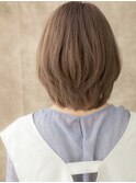 ミルクティーベージュブリーチなし小顔くびれレイヤー20代30代W