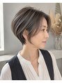 ウィールール 白石店(WE RULE)&nbsp;    丸みショートで上品な白髪ぼかしを叶えます