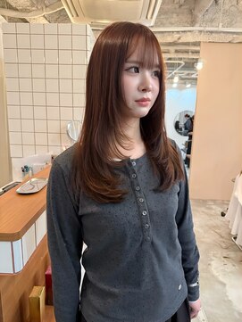 ロティバイトレンチ(loti by trench) layer cut × marron brown