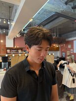 エディ(Edy)&nbsp;フェザーショートパーマニュアンスパーマケアパーマ眉毛カット