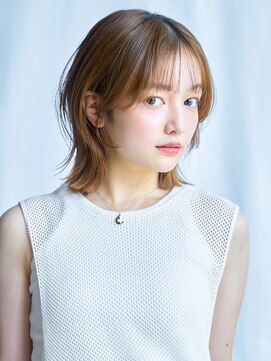 エインアンリー 表参道(AIN.ANLY.) 大人可愛い20代30代40代レイヤーボブ大人前髪透明感カラー