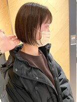 アトレ アネックス(attrait ANNEX)&nbsp;ツヤ感たっぷりのブラウンボブ × 上質な仕上がり