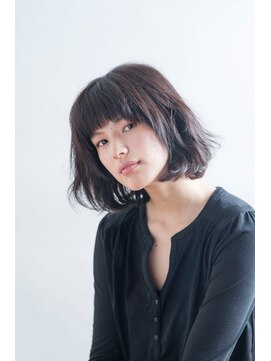 モッズ ヘア 銀座店(mod's hair) 耳掛けロブ ニュアンスパーマ