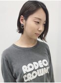切りっぱなしボブ