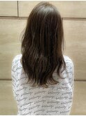 田村】マロンベージュ/かきあげロング/Aラインボブ20代30代/韓国