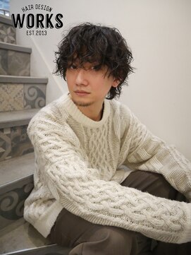 ワークス ヘアデザイン(WORKS HAIR DESIGN) メンズツイストカールパーマ