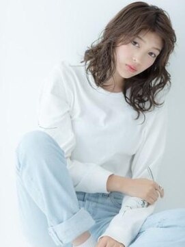 オレロ 国立(olelo) 大人ガーリー/似合わせカット/リバースセンターパート/国立