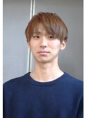 明るめのヘアカラーのマッシュレイヤー