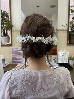 コアフィールフィス(COIFFURE fils)&nbsp;新規お得クーポンあり【見附　今町】お呼ばれシニヨンスタイル