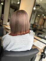 ラフ 難波店(LAFF)&nbsp;#黒髪#ボブルフ#ネビージュ#小顔#ワンレン