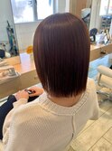 切りっぱなしボブ