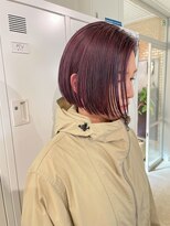 ツナグ(tsunagu) 葡萄色なボブ