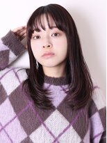 ヨファ ヘアー 芦屋店(YOFA hair) 似合わせカット大人可愛い美髪ストレートピンクブラウン0302