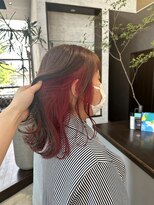 アールトゥーヘアー(art To Hair)&nbsp;インナーカラー/レッドカラー/ミディアム