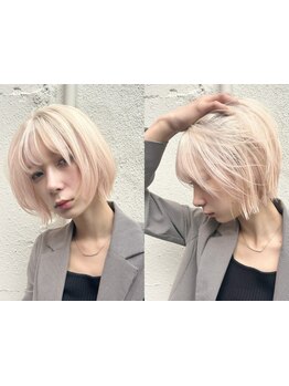 こだわりの発色☆【ケアカラ－+小顔カット￥5300】[インカラミTOKIO][イルミナカラー]【新宿】