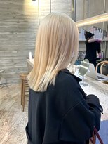 ヲタク(wotaku.)&nbsp;ブロンドカラー抜きっぱなしブリーチブロンドベージュ